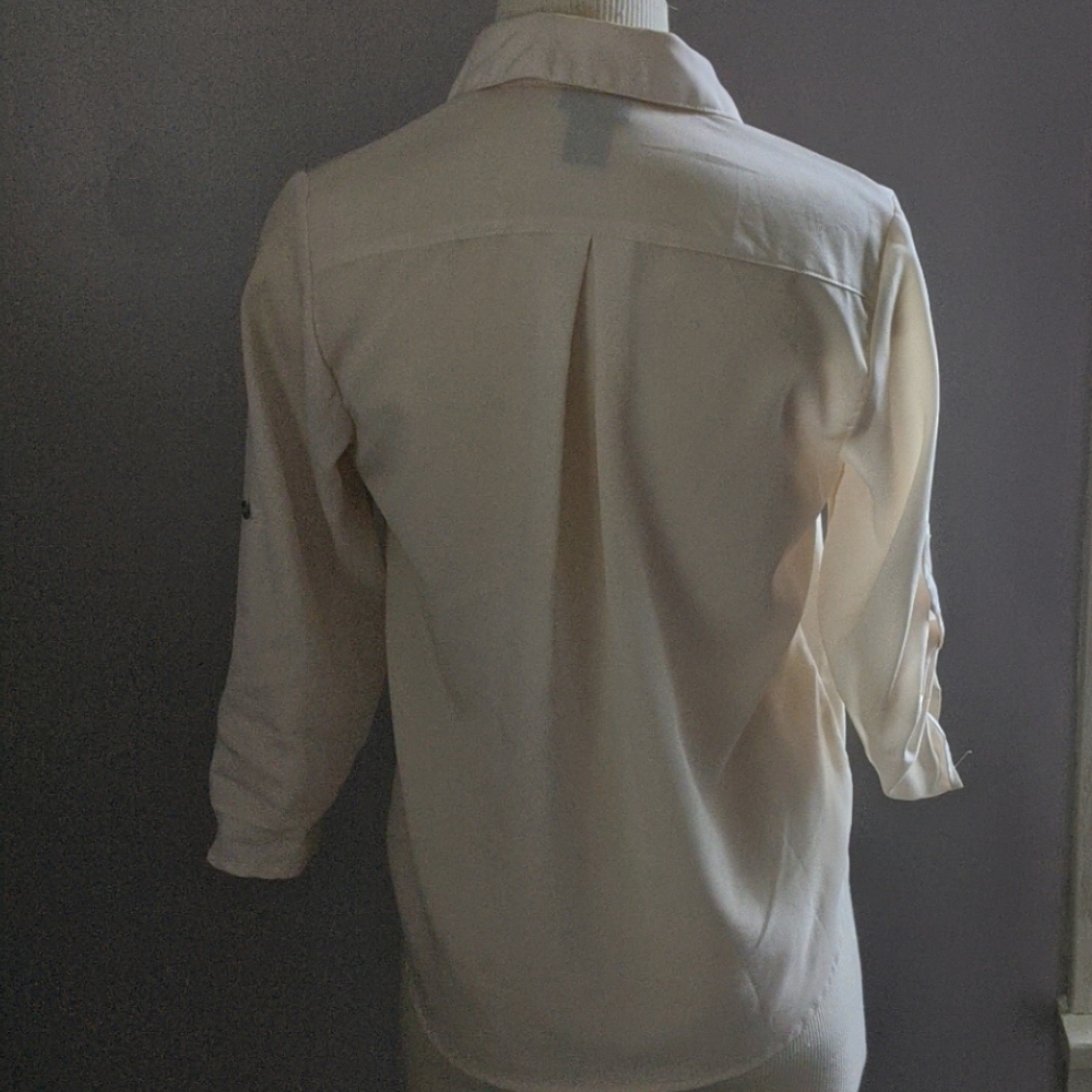 Cream button down - Picture 6 of 6